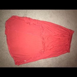 High Low Cotton Skirt